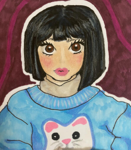 Pop-art portraits(half body)-$12USD