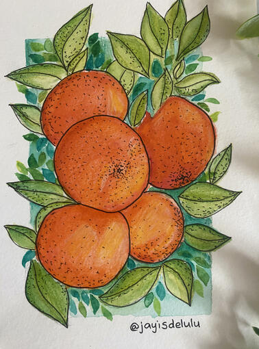 Watercolor(scenery/object). -$15USD